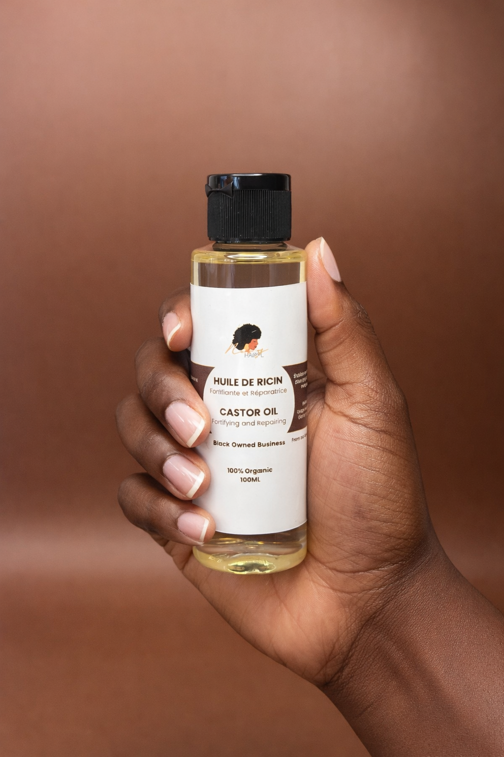 Huile de Ricin Pure - Pressée à Froid