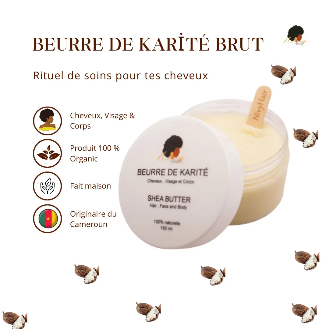 Beurre de Karité Brut NivyHairPL