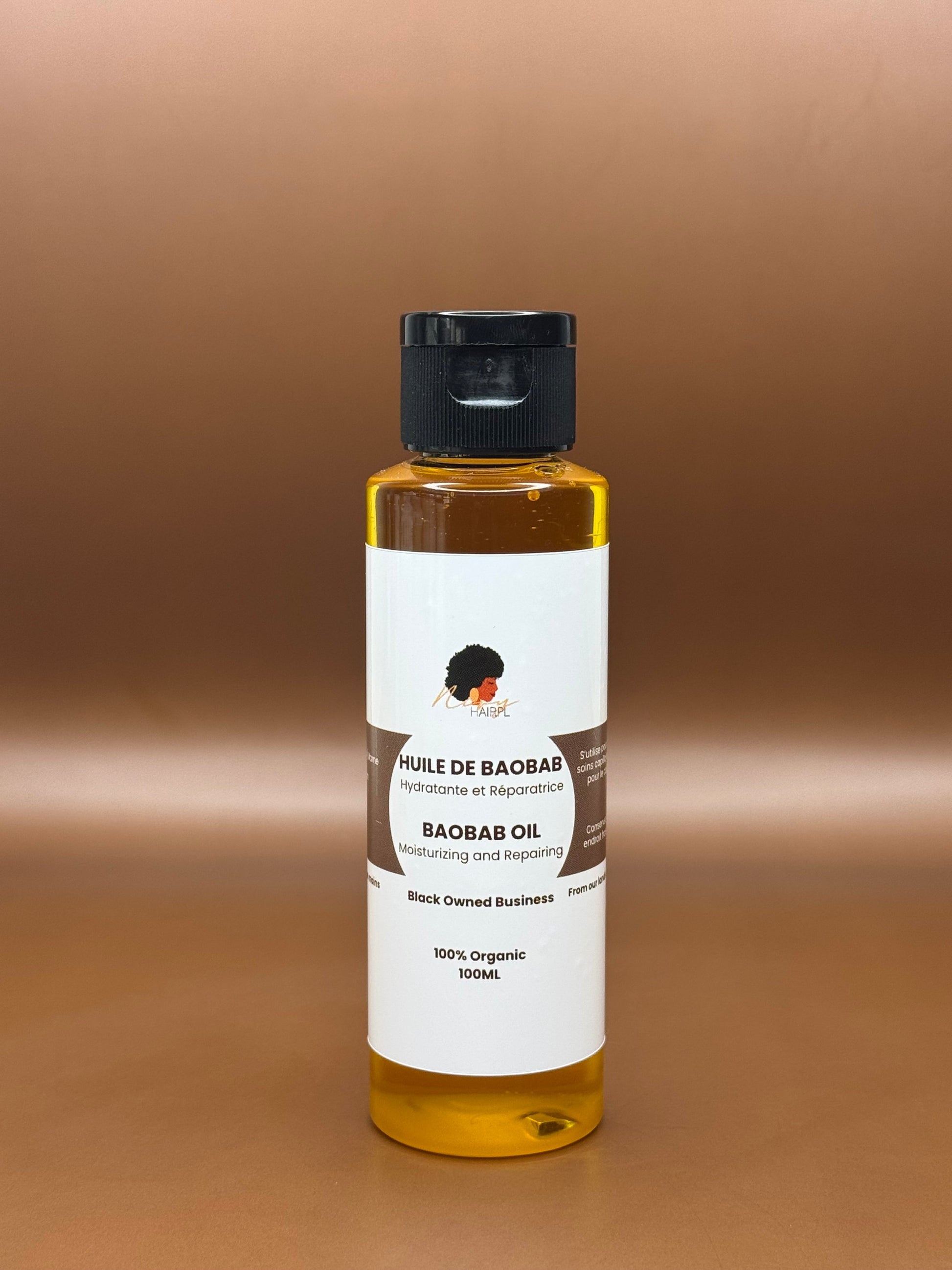 Huile de Baobab Vierge – Pressée à Froid NivyHairPL