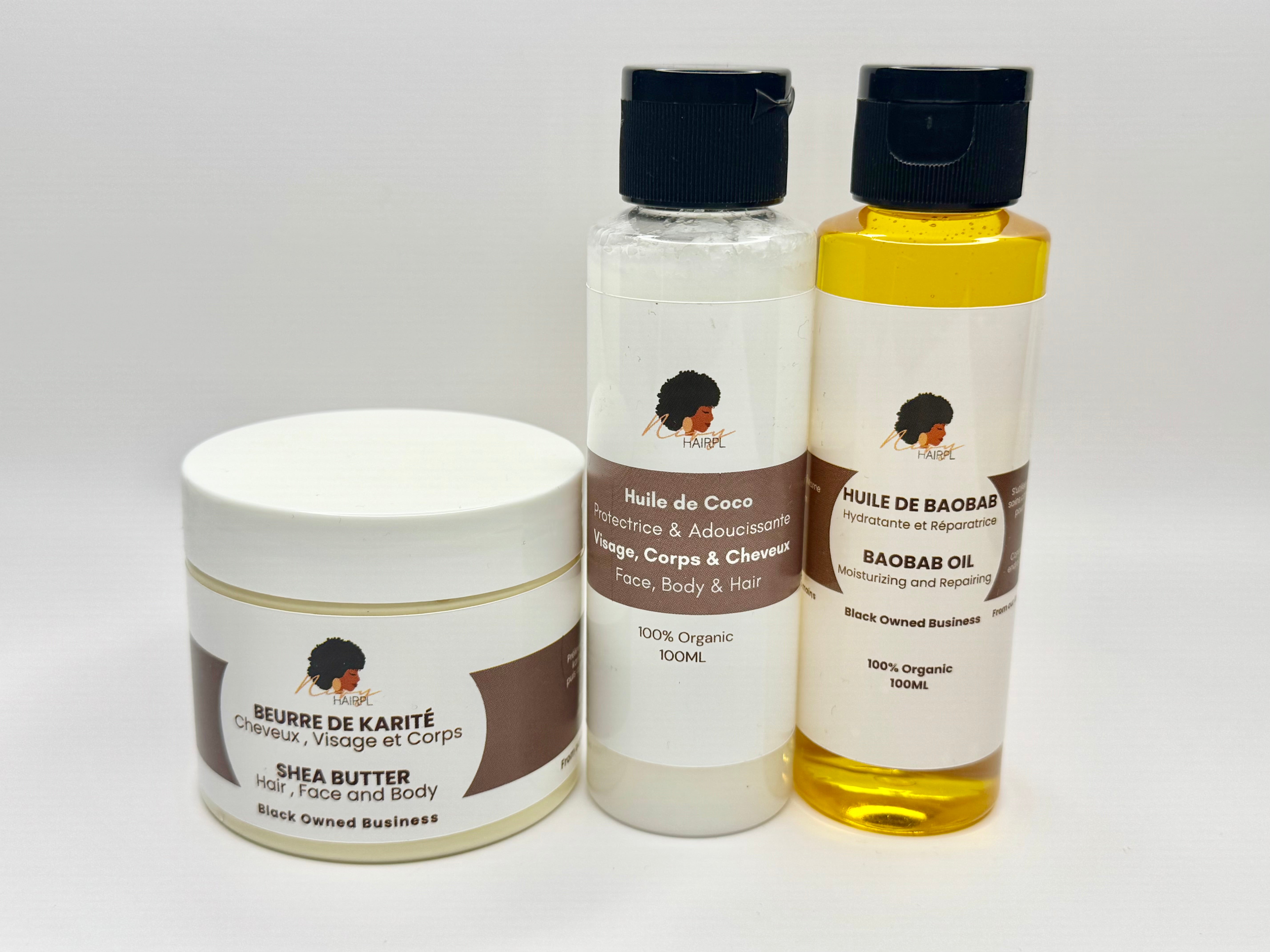 Soin Complet Corps & Cheveux — Baobab + Karité + Coco