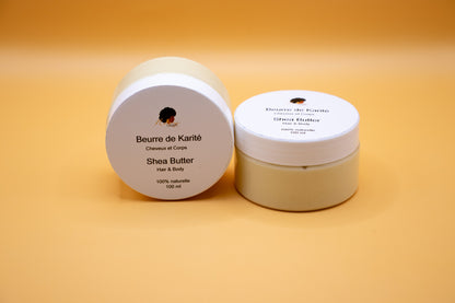 Lot 3 Huiles Végétales + Beurre de Karité