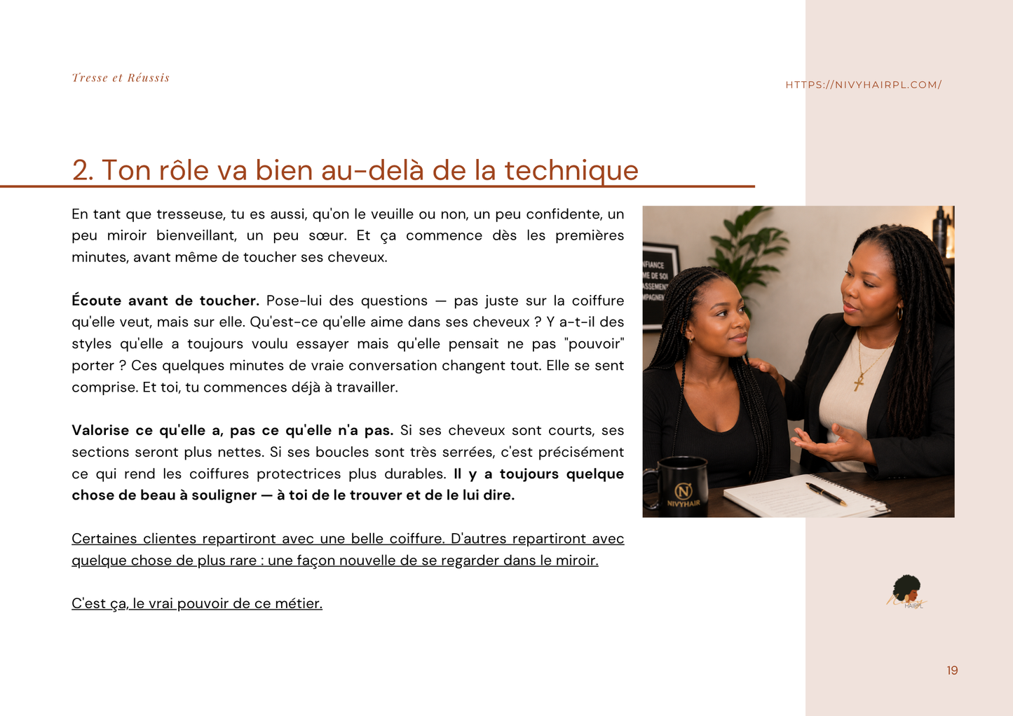 Tresse et Réussis — Le guide complet pour lancer ton activité de tresseuse NivyHairPL Tresse et Réussis — Le guide complet pour lancer ton activité de tresseuse